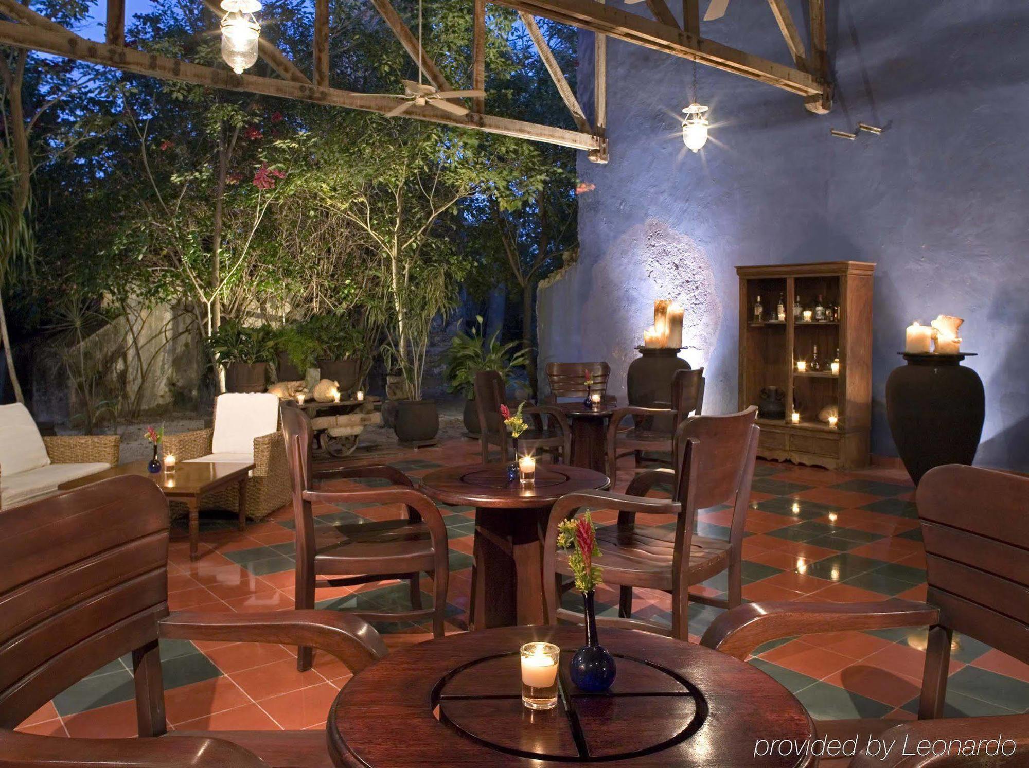 Отель Hacienda San Jose Cholul Tixkokob Ресторан фото